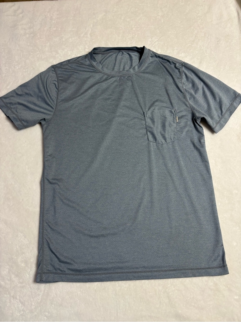 Vuori Short Sleeve Pocket Tee - Slate Blue